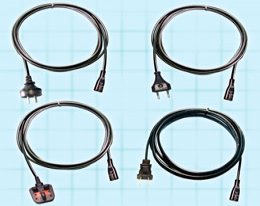 전원 코드셋, 국제 조립식 저 비용 (2) 도체 IEC 320/C7 전원 코드셋, 국제 조립식 저 비용 (2) 도체 IEC 320/C7